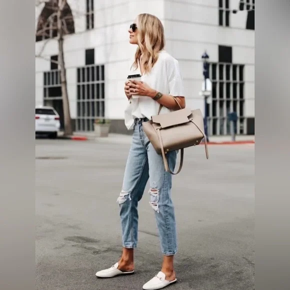 [New] Celine Grained Calfskin Belt Bag, Micro, Tan color - Picture 3 of 10